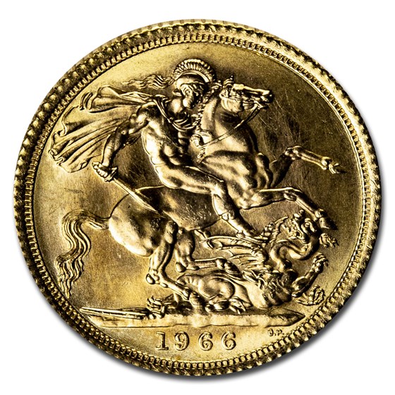 1966 Great Britain Gold Sovereign Elizabeth II BU 1966 Great Britain Gold Sovereign Elizabeth II BU